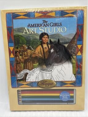 2003 American Girls Collection KAYA’S Art Studio Color Pencils 24 Illustrations